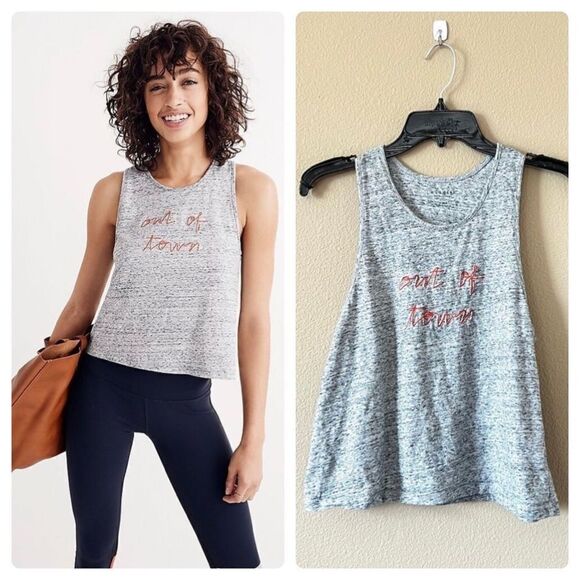 Madewell “Out of Town” Racerback Top - Picture 1 of 9